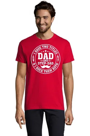 Blondie & Brownie T-Shirt Herren Stap Dad Stiefvater Papa Vater Tag Rundhals - Verkäufer: Hubihu