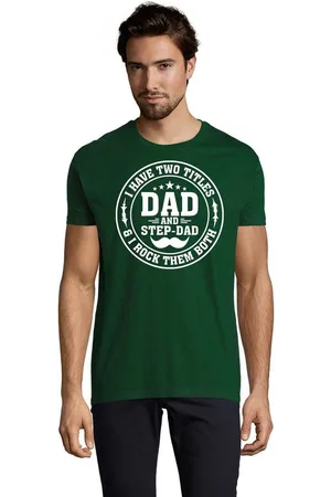 Blondie & Brownie T-Shirt Herren Stap Dad Stiefvater Papa Vater Tag Rundhals - Verkäufer: Hubihu