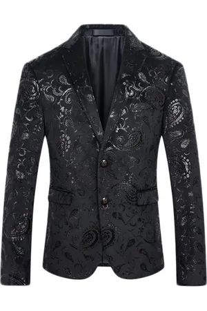 Allthemen Sakko Herren 2 Knöpfe Pailletten Blazer für Party - Verkäufer: