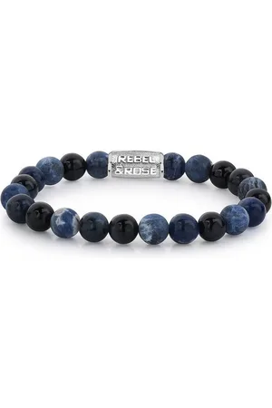 Rebel & Rose Armband Armband Blue Rocks RR-80045-S-L Herren - Verkäufer: Timeshop24