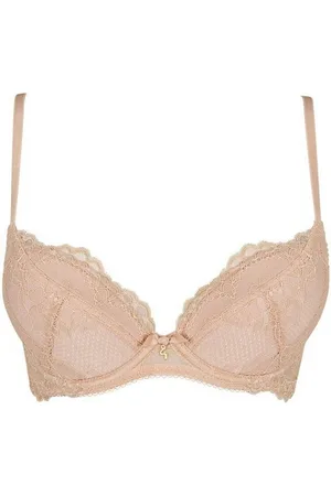 Gossard Dekolleté-BH Lace Push-Up BH Natur 90 F (Push-Up, 1-tlg., Spitze/Netz) - Verkäufer: maria-dee