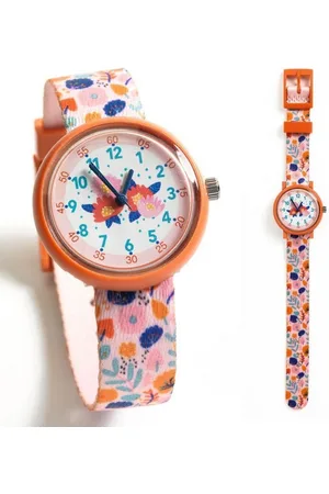 Djeco Quarzuhr Kinder Armbanduhr in buntem Design - Verkäufer: Schenken & Spielen