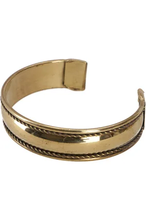 GURU-SHOP Armreif Tibet Armreifen, goldfarbener Boho Ethno.. - Verkäufer: