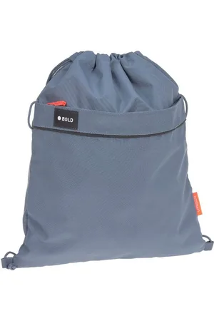LÄSSIG Turnbeutel Bold, blue, aus recyceltem Material