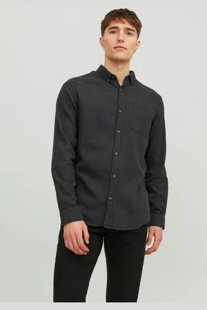 JACK & JONES Langarmhemd JJECLASSIC MELANGE SHIRT LS SN