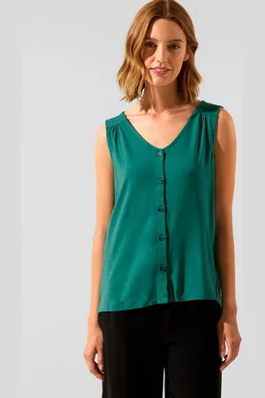 Street one Shirttop mit V-Ausschnitt