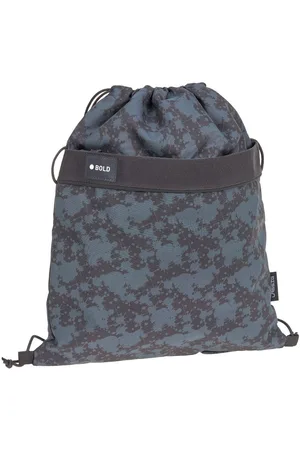 LÄSSIG Turnbeutel Bold, spots blue, aus recyceltem Material