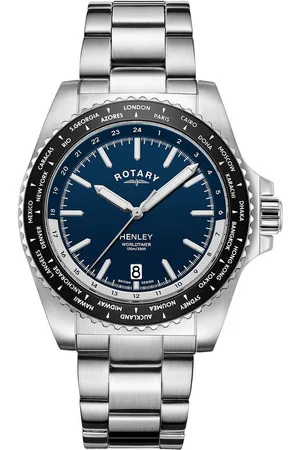 Rotary Quarzuhr GB05370/88 Henley World Timer Herrenuhr 41mm 10ATM GB05370/88 Henley World Timer Herrenuhr 41mm 10ATM - Verkäufer: Timeshop24