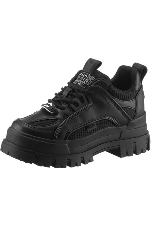 Buffalo Schnürschuh mit Profilsohle, Freizeitschuh, Halbschuh, Schnürschuh