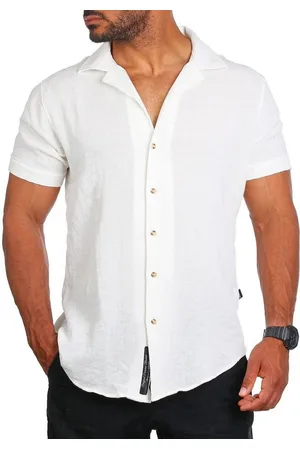 Carisma Kurzarmhemd Herren Sommer Hemd trendig luftig grob gewebt retro Look 9180 Regular Kurzarm Kentkragen Uni - Verkäufer: fresh-style