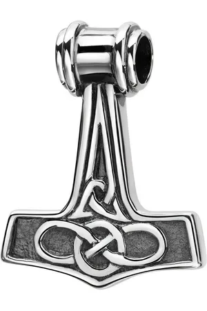 JEVELION Kettenanhänger Thorshammer Anhänger Sterlingsilber (Silberanhänger, für Herren), Silberanhänger - Made in Germany - Verkäufer: