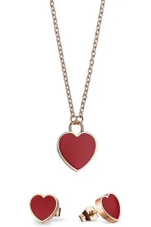 Bering Schmuckset Halskette mit Herz Anhänger und Herz Ohrringe - Jewelry Modell: - Verkäufer: Uhren4you
