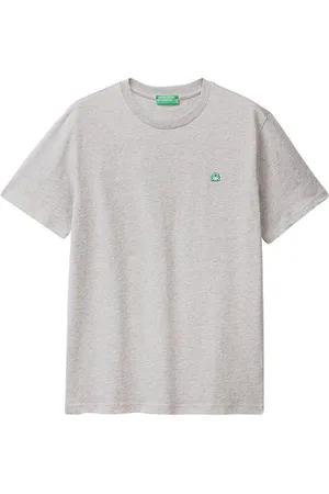 Benetton T-Shirt mit Label-Badge
