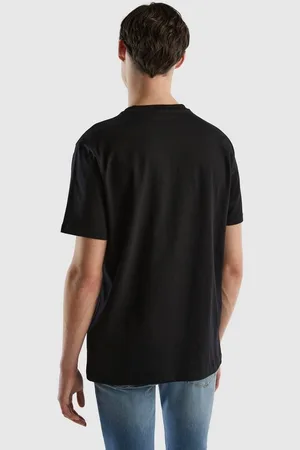 Benetton T-Shirt mit Label-Badge