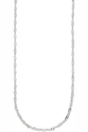 Bruno Banani Collierkettchen Schmuck Geschenk Silber 925 Singapurkettengliederung 1,8 mm breit, Made in Germany