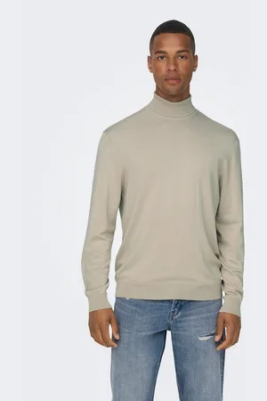 Only & Sons Strickpullover Polo Langarm Shirt Basic Pullover ONSWYLER ONSWYLER LIFE REG ROLL NECK KNIT NOOS - Verkäufer: ARIZONAS