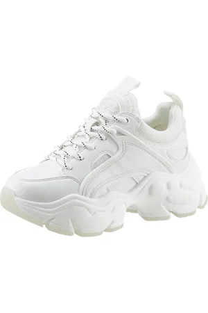 Buffalo BINARY Sneaker in monochromer Optik, Freizeitschuh, Halbschuh, Schnürschuh