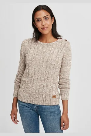 Oxmo Strickpullover OXPhia Strickpulli mit Zopfstrickmuster - Verkäufer: meinemarkenmode