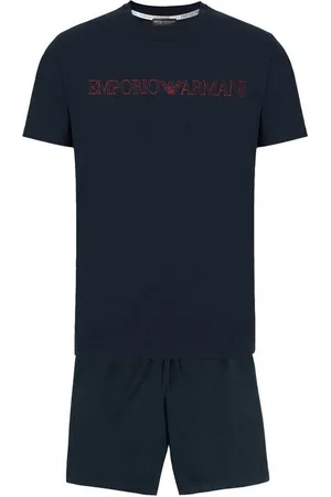 Emporio Armani Shorty Pyjama (2 tlg) mit Markenschriftzug - Verkäufer: bonvenon