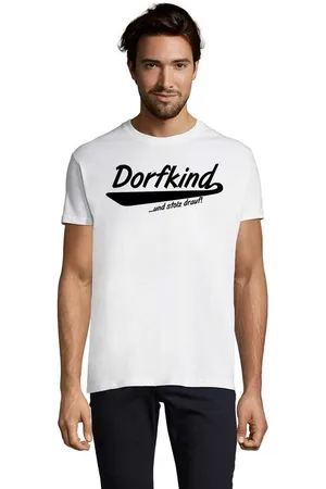 Blondie & Brownie T-Shirt Herren Dorfkind und stolz drauf! - Verkäufer: Hubihu