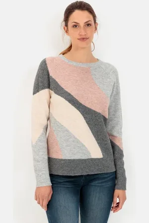 Camel Active Strickpullover mit Rundhalsausschnitt Markenlabel - Verkäufer: