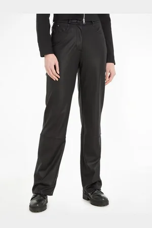 Calvin Klein Lederimitathose COATED MILANO HR STRAIGHT