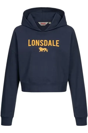 Lonsdale London Hoodie Damen Kapuzenpullover Cropped Oversize Queenscliff - Verkäufer: Scholz Handelsgesellschaft mbH