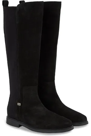 Tommy Hilfiger TOMMY ESSENTIALS LONGBOOT Stiefel mit breitem Stretcheinsatz, schmale Form