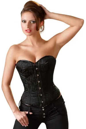 Cottelli Collection Corsage Brokat Corsage mit Strapsen sexy XXL - Verkäufer: G.29 - SHOP