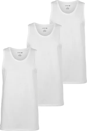 Lacoste Tanktop Top 3er Pack (Packung, 3-tlg., 3er-Pack) mit Rundhalsausschnitt