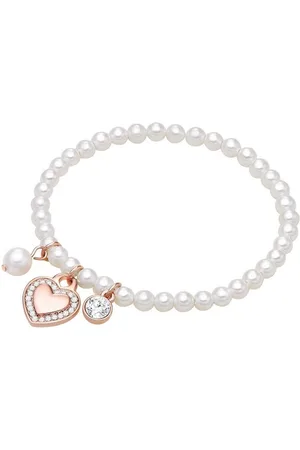 Lulu & Jane Perlenarmband Herz roségold, Metall-Legierung - Verkäufer: Juvalia
