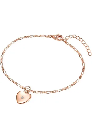 Lulu & Jane Armband Herz roségold, Sterling Silber - Verkäufer: Juvalia