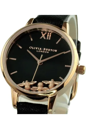 Olivia Burton Quarzuhr Damen Uhr OB16CH06 Busy Bees Black Rosegold - Verkäufer: Uhren Schiesl