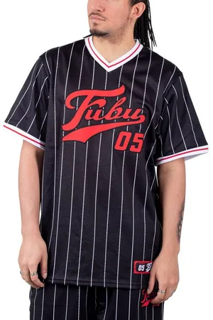 FUBU Baseballtrikot Varsity Pinstriped Mesh Tee - Verkäufer: Sport Klingenmaier