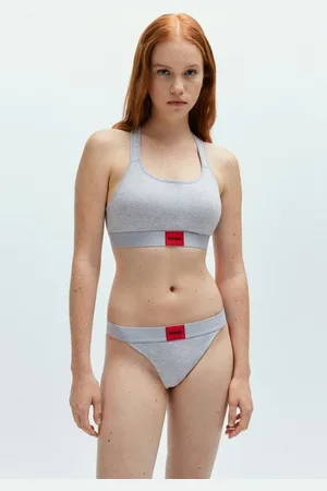 HUGO BOSS Bralette-BH BRALETTE PAD.RED LAB mit aufgesticktem BOSS Logo