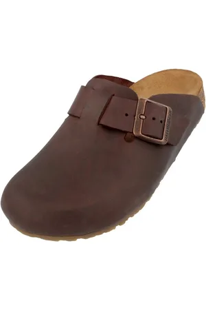 Haflinger Porto Lederclog mit Korkfußbett Lederdecksohle Unisex Hausschuh - Verkäufer: Natural Slipper