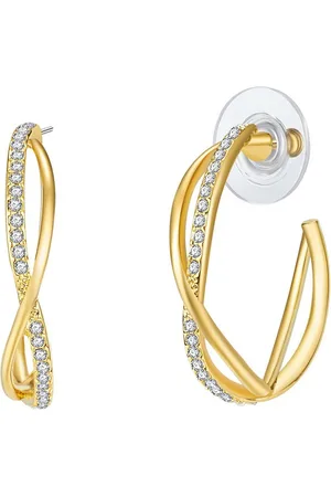 Lulu & Jane Paar Creolen gelbgold, Metall-Legierung - Verkäufer: Juvalia