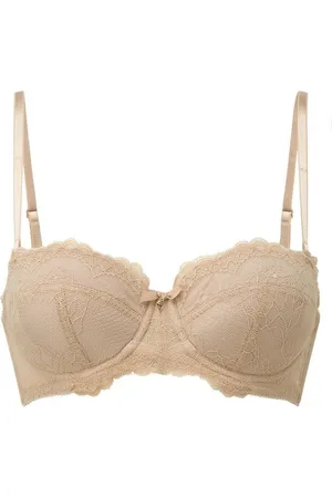 Gossard Multiway-BH Lace Trägerloser Push-Up BH Natur 70 F (Bandeau BH, 1-tlg., Spitze/Netz) - Verkäufer: maria-dee