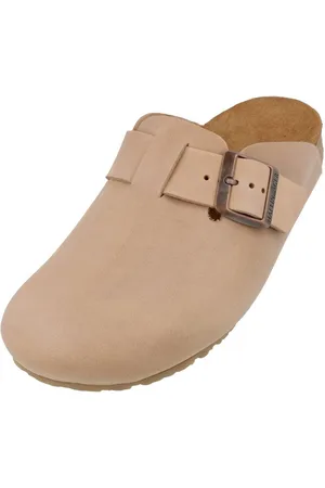 Haflinger Porto Lederclog mit Korkfußbett Lederdecksohle Unisex Hausschuh - Verkäufer: Natural Slipper