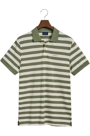 GANT Poloshirt Poloshirt Gestreiftes Pique Polo Kurzarmshirt - Verkäufer: fashioncore