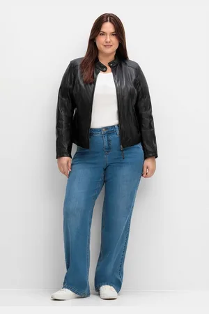 Sheego Weite Jeans Große Größen ELLA für kräftige Oberschenkel und Waden