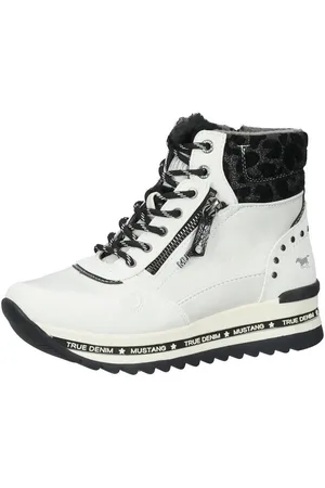 Mustang Stiefelette Lederimitat Schnürstiefelette - Verkäufer: S4S Commerce
