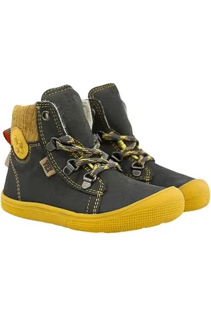 Koel Stiefel Barfußschuhe Deemer Tex Wasserdicht Leder Wolle Grau Schnürstiefelette - Verkäufer: Alex und Elis Kinderschuhe