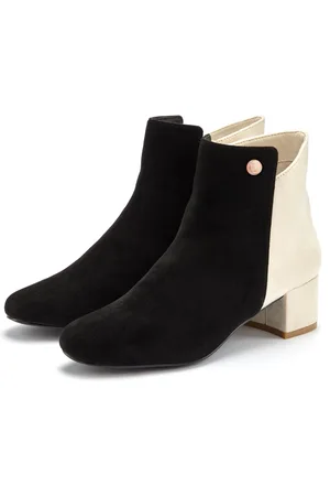 Lascana Stiefelette mit raffiniertem Detail und Blockabsatz, kurzer Stiefel VEGAN