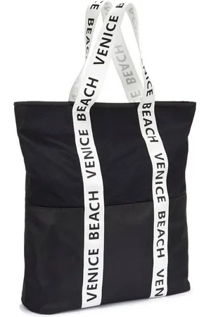 Venice Beach Shopper, mit Mesh Einsatz, Handtasche, Strandtasche VEGAN