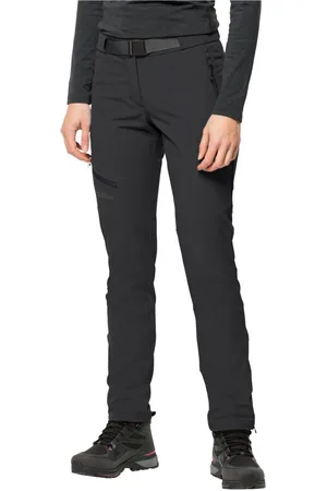 Jack Wolfskin Outdoorhose HOLDSTEIG PANTS W hoch atmungsaktive, robuste und elastische Softshellhose