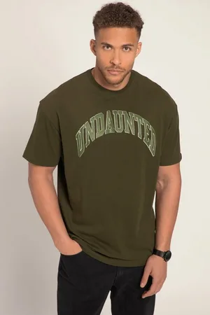 STHUGE T-Shirt T-Shirt Halbarm oversized College-Print - Verkäufer: Popken Fashion Group