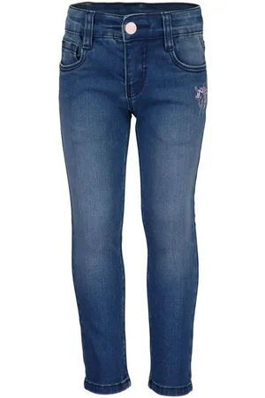 Blue Seven 5-Pocket-Hose Kinder Mädchen Jog-Jeans mit Stickerei - Jeanshose 5-Pocket-Stil - Verkäufer: tomBrook GmbH