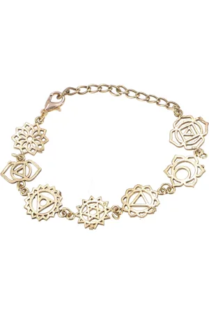 GURU-SHOP Armreif Chakra-Armband, Yoga Armschmuck - gold - Verkäufer: