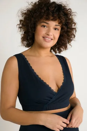 Ulla Popken Bustier Bellieva-Still-Bustier Spitzenkante Biobaumwolle Schwangerschaft - Verkäufer: Popken Fashion Group